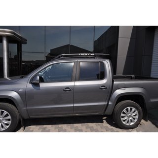 Black Roof Rails with Crossbars Mitsubishi L200 2006-2015 photo 3