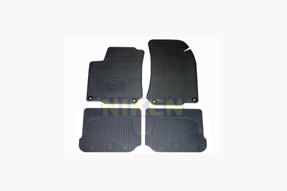 Volkswagen Bora 1998-2004 Original Rubber Floor Mats (4 pcs, Doma) Image