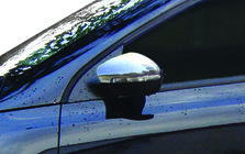 Volkswagen Scirocco 2008-2017 Mirror Covers (2 pcs, Stainless Steel) Carmos - Turkish Stainless Steel photo 1