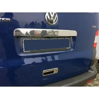 Rear tailgate handle trim above license plate (stainless steel) photo 1