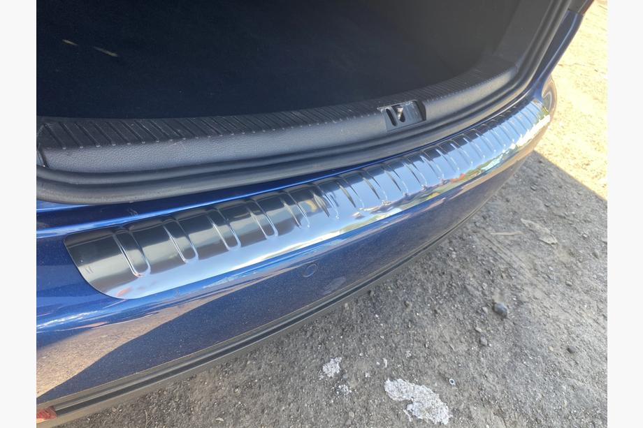 Volkswagen Touran 2003-2010 Rear Bumper Protector Carmos Stainless Steel Image