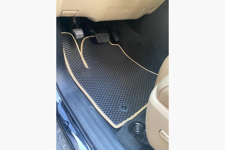 Toyota Sequoia 2007-2022 Polyurethane Floor Mats 3 Rows (EVA, Black) Image