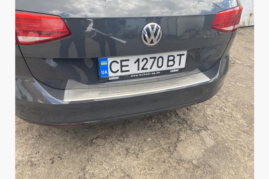 Volkswagen Passat B8 2015-2023 Rear Bumper Protector OmsaLine Stainless Steel Photo 1