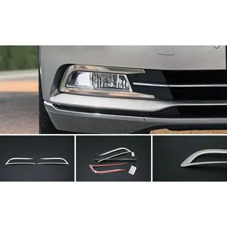 Fog light covers 2015-2018 (2 pcs, stainless steel)