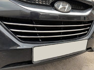 Hyundai IX-35 2010-2015 Grille trim strips (3 pcs, stainless steel) photo 1