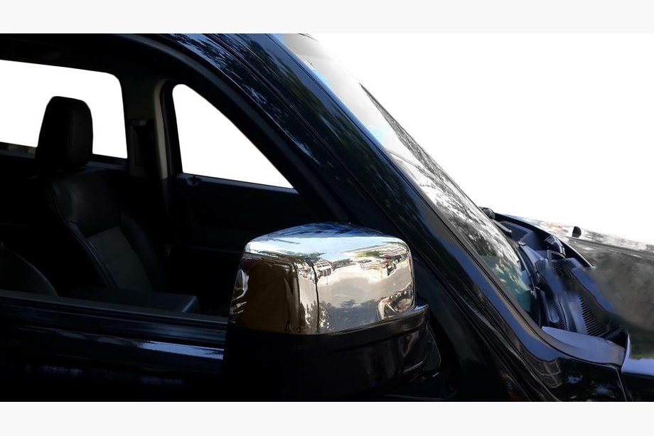 Dodge Nitro 2006-2011 Mirror Covers (2 pcs, Stainless Steel) Image