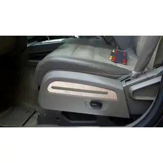 Chrome seat trim covers (stainless steel) photo 2