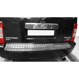 Rear bumper protector stainless steel photo 1