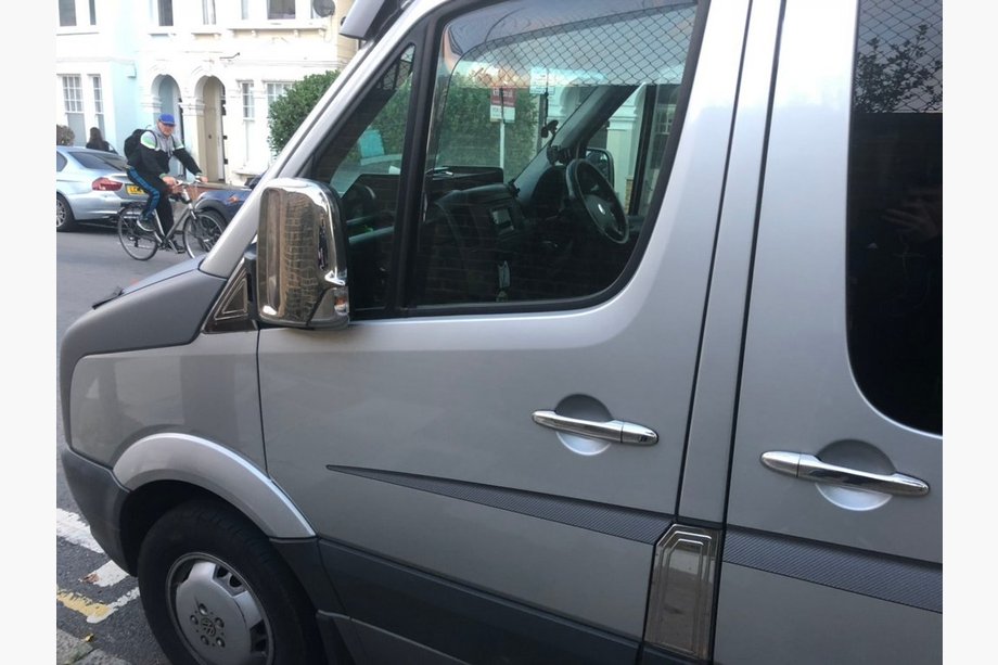 Mercedes Sprinter W906 2006–2018 Chrome Mirror Covers (2 pcs) Omsa, Italian Stainless Steel Photo 13