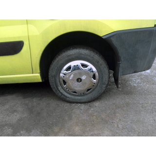 Stainless Steel Wheel Covers (4 pcs) Citroen Jumpy 2007-2017 photo 3