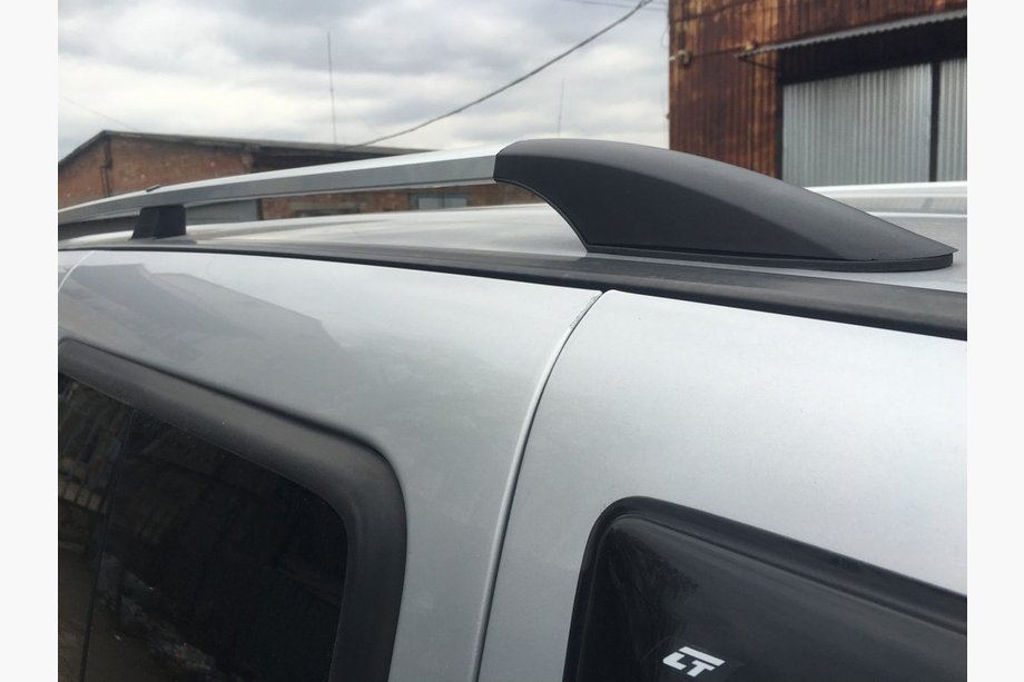 Fiat Doblo I 2001-2005 Chrome Roof Rails Plastic Feet Photo 2