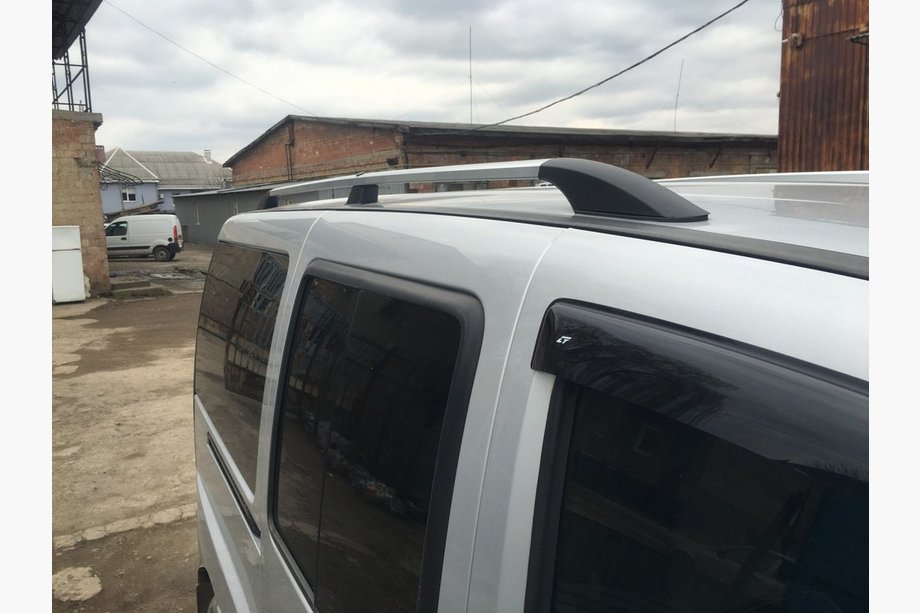 Fiat Doblo I 2001-2005 Chrome Roof Rails Plastic Feet Photo 3