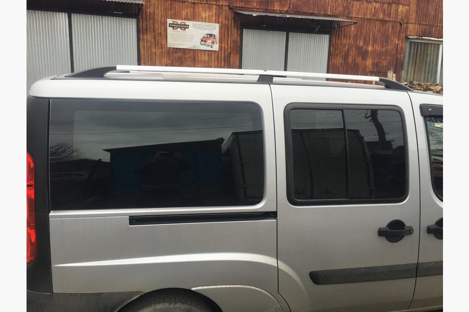 Fiat Doblo I 2001-2005 Chrome Roof Rails Plastic Feet Photo 4