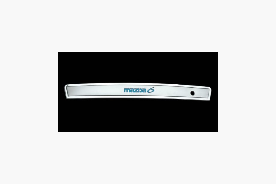 Mazda 6 2003-2008 Chrome strip with blue illumination (plastic) Photo 1