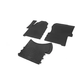 Rubber Floor Mats (3 pcs, Polytep) Mercedes Sprinter W906 2006–2018 photo 2