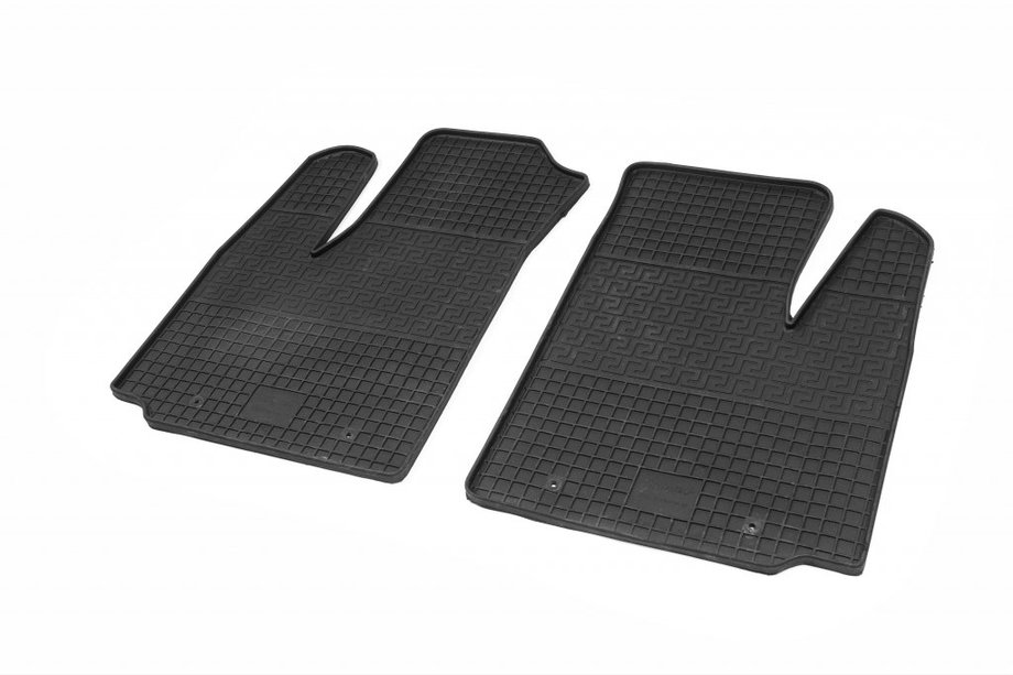 Fiat Doblo I 2005-2010 Rubber Floor Mats (2 pcs, Polytep) Photo 1