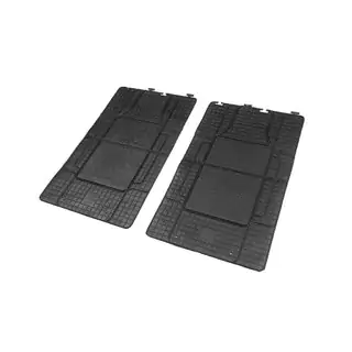 Rear Rubber Floor Mats (2 pcs, Polytep)