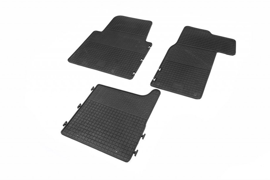 Renault Master 2011-2023 Rubber Floor Mats (3 pcs, Polytep) Image