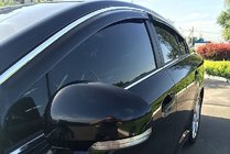 Volkswagen Jetta 2011-2018 Window Deflectors (4 pcs, Sunplex Chrome) photo 1