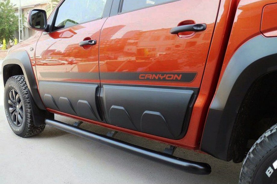 Volkswagen Amarok 2010-2022 Door Moldings OmsaLine (6 pcs, ABS) Image