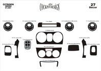 Citroen Nemo 2007-2017 Dashboard Trim Covers Aluminum photo 2