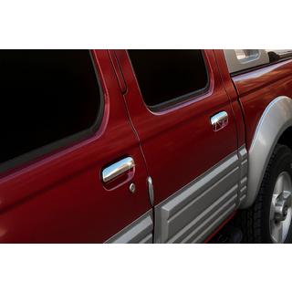 Chrome Door Handle Covers (2 pcs, Stainless Steel) Nissan NP300 1999-2015 photo 1