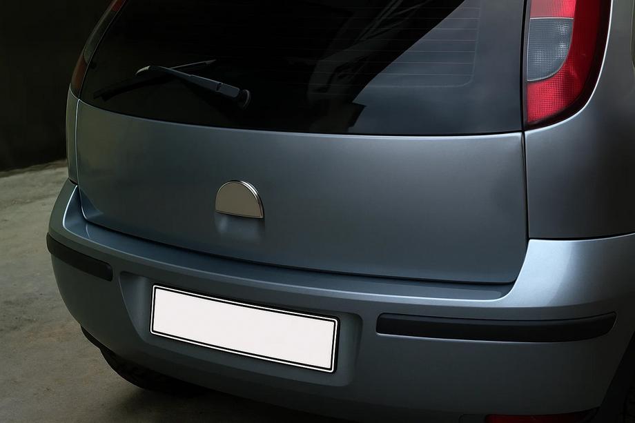Opel Corsa C 2000-2006 Chrome Tailgate Handle Cover (Stainless Steel) Image