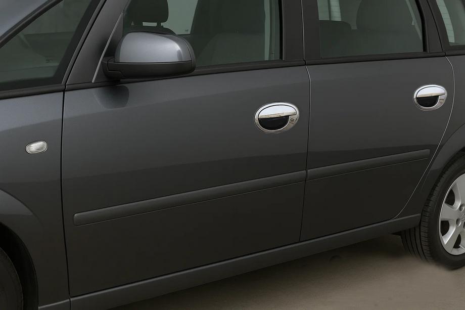 Opel Meriva 2002-2010 Chrome Door Handle Covers (4 pcs, Stainless Steel) Image