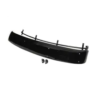 Windshield visor on frame V2 (black gloss, 5mm) Volkswagen Crafter 2006-2016 photo 2