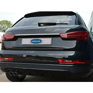Chrome trim above license plate (stainless steel)
