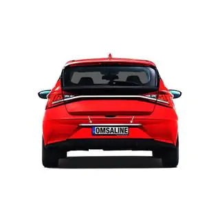 Chrome trim above license plate OmsaLine (stainless steel) photo 1