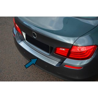 Rear bumper protector OmsaLine (SD, stainless steel) BMW 5 Series F10/F11 2010–2016 photo 1