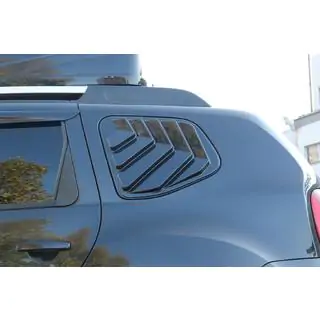 Rear window covers EuroCap (2 pcs, ABS) photo 3