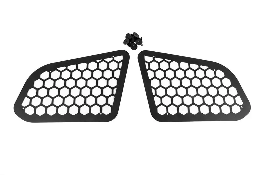 Renault Duster 2018-2024 Rear window covers OmsaLine (2 pcs, ABS) Photo 2