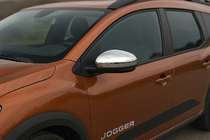 Dacia Jogger 2022- Mirror Covers (2 pcs, Stainless Steel) photo 1