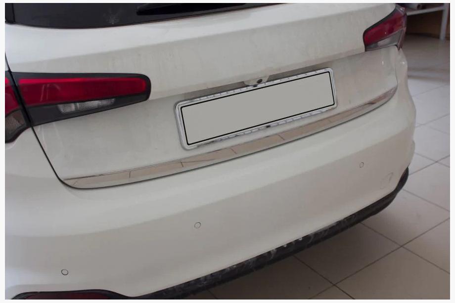 Fiat Tipo Cross 2021- Trunk trim stainless steel OmsaLine - Italian Stainless Steel Image