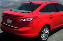 Ford Focus III 2011-2017 Trunk trim 2015-2017 (Sedan, stainless steel) photo 1
