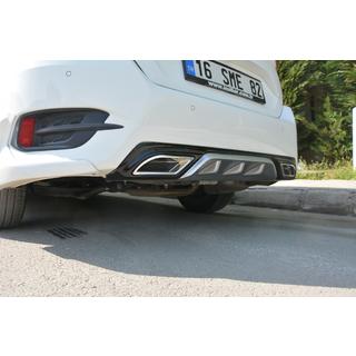 Rear bumper diffuser (Meliset, color-matched) photo 1