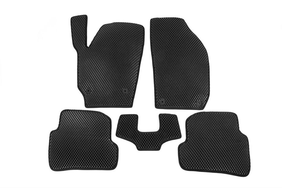 Skoda Fabia 2007-2014 EVA Floor Mats (black) Photo 1