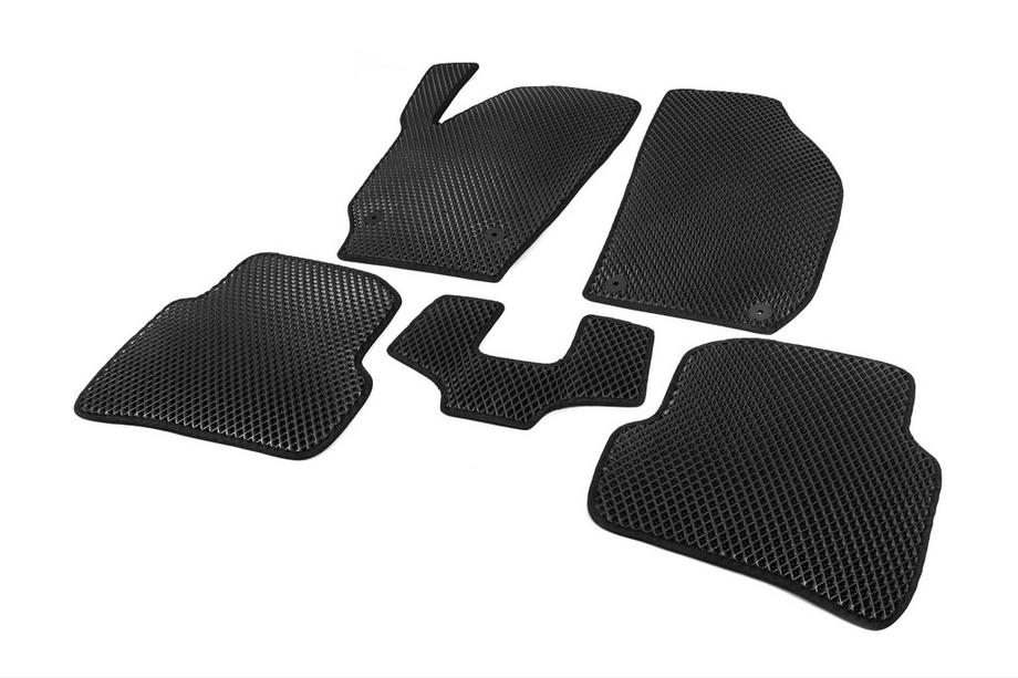 Skoda Fabia 2007-2014 EVA Floor Mats (black) Photo 2