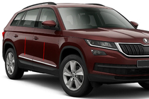 Skoda Kodiaq 2016-2023 Door Mouldings OmsaLine Stainless Steel photo 1
