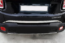 Jeep Renegade 2014- Trunk Trim 2019 (3 pcs, Stainless Steel) Carmos - Turkish Stainless Steel photo 1