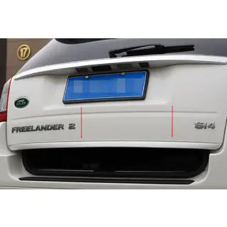 Trunk trim stainless steel photo 1