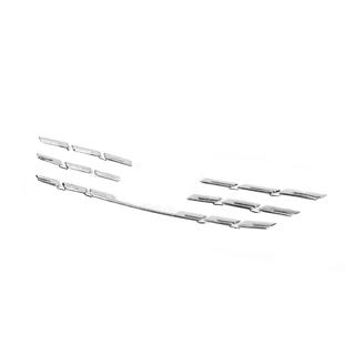 Chrome Grille Covers 2021+ (5 pcs, Stainless Steel) Renault Megane IV 2016-2025 photo 4