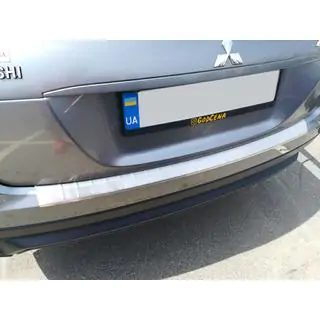 Rear bumper protector (OmsaLine, stainless steel)