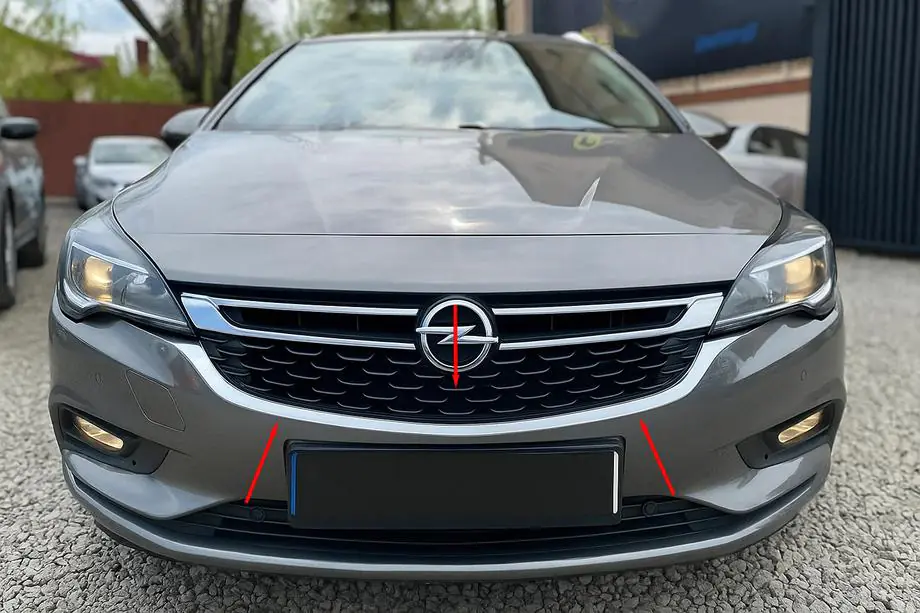 Opel Astra K 2016-2021 Front Grille Trim (Stainless Steel) Image