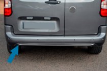 Peugeot Partner/Rifter 2019- Rear bumper trim stainless steel photo 4
