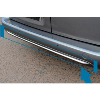 Rear bumper trim stainless steel photo 1