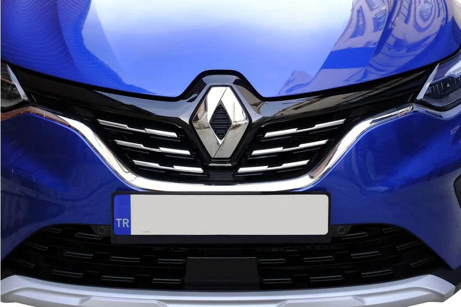 Renault Captur 2019- Chrome Grille Covers (6 pcs, Stainless Steel) Photo 4