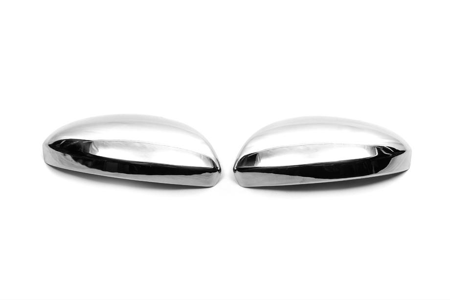 Renault Clio V 2019- Mirror Covers (2 pcs, Stainless Steel) Photo 2